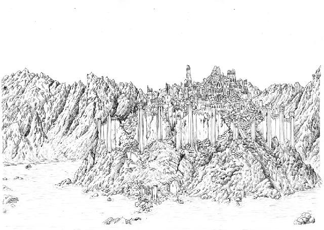 Gondolin v ruinách